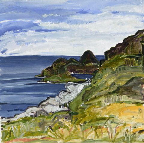 Cliffs of Slieve League, Donegal Bay - by Joan Freiman